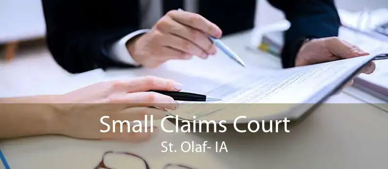 Small Claims Court St. Olaf- IA